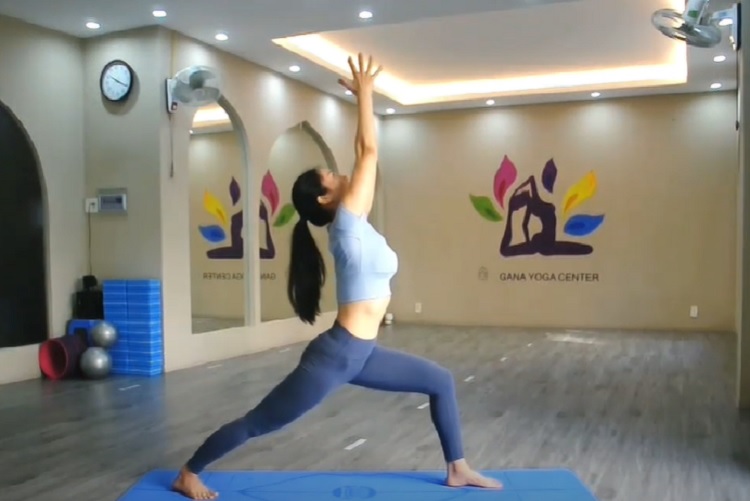 Thực hành Yoga Chiến binh-Giảm Mỡ Đùi Nhanh Chóng