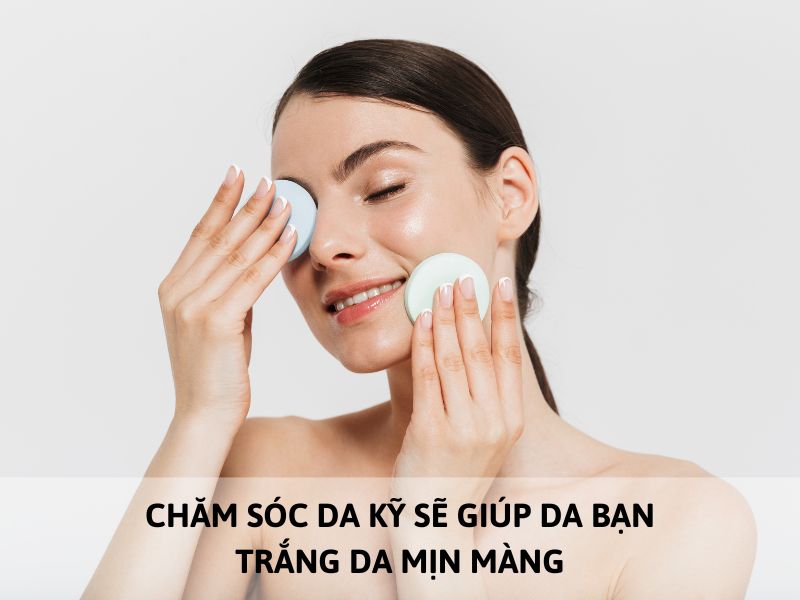 cách làm trắng da trong 1 đêm