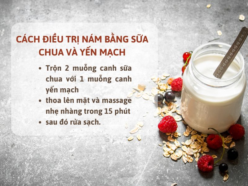 mặt nạ sữa chua yến mạch