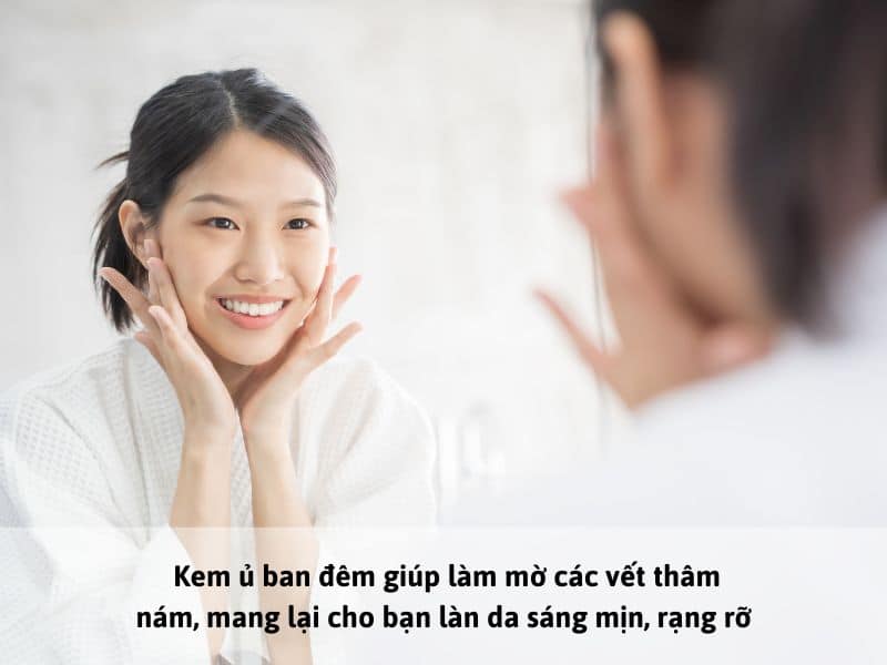 cách ủ kem ban đêm