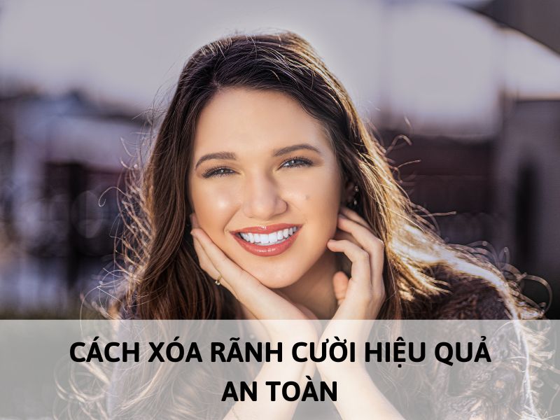 cách xóa rãnh cười