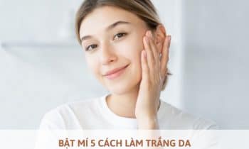 làm trắng da mặt