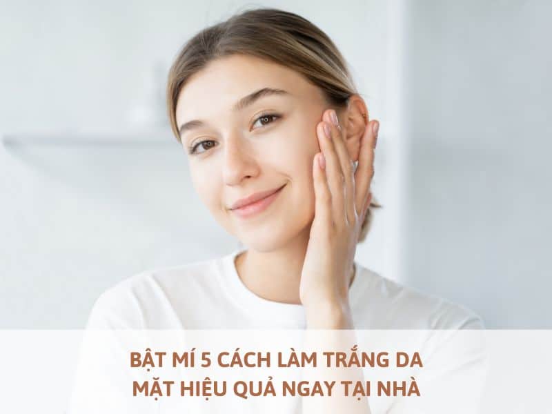 làm trắng da mặt