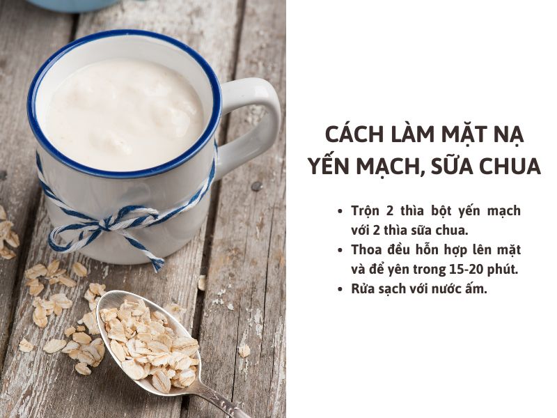 yến mạch làm trắng da