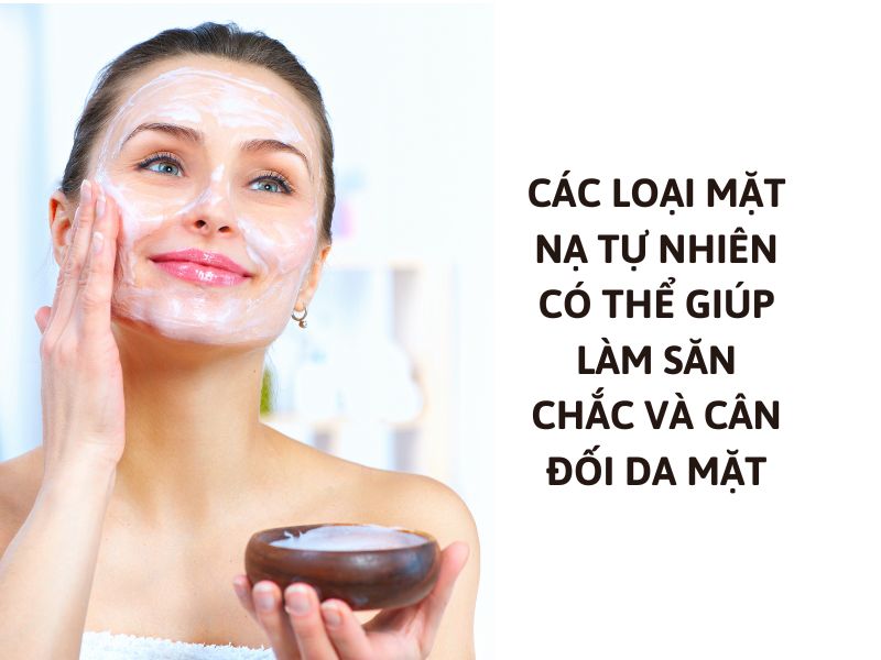 sử dụng mặt nạ thiên nhiên